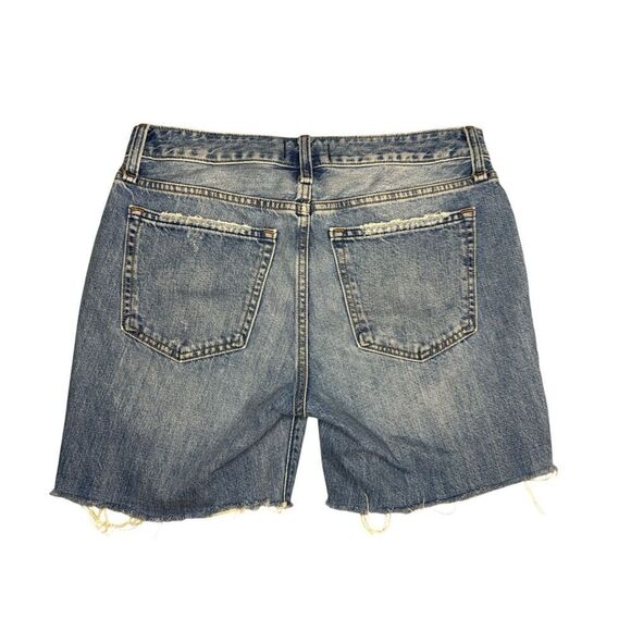 Abercrombie & Fitch Women’s 4 Ames Low Rise Slim Boyfriend Denim Jean Shorts - Picture 7 of 7